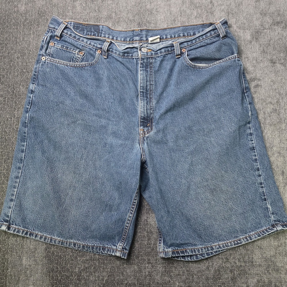 Vintage 90s Y2k Levis 550 Shorts Mens 42 Fits 39 Relaxed Fit Jorts Baggy USA 9" - Picture 9 of 9
